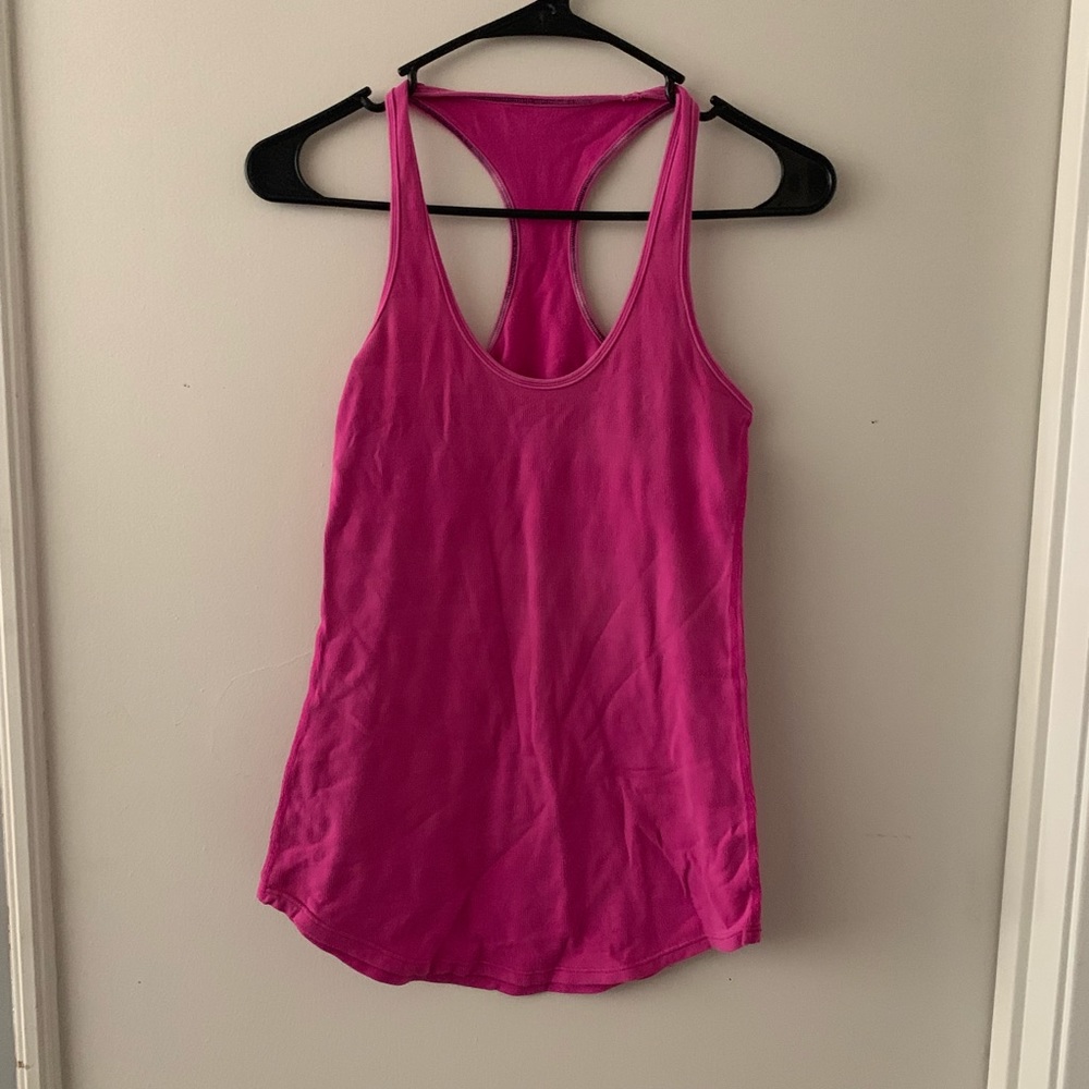 Pink Lululemon Workout Tank